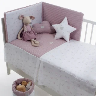 Colcha+ Protector cuna Telma Uzturre