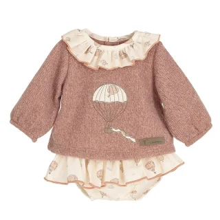 Conjunto Bebé Pololo Anemoi Nude Calamaro