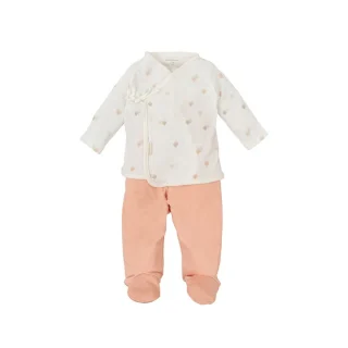 Conjunto Primera Puesta Bebé Ciel rosa