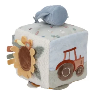 Cubo peluche actividades Granja Little Duch