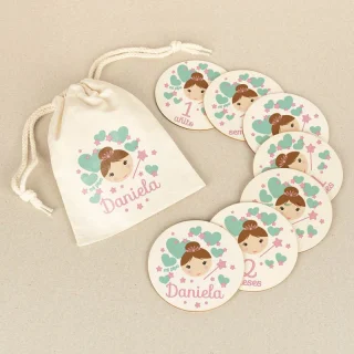 Placas cumplemeses personalizado Hada