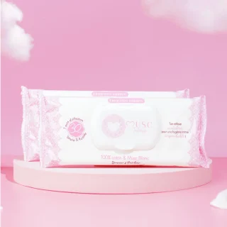 2 paquetes de toallitas (60uds.) - Almizcle blanco