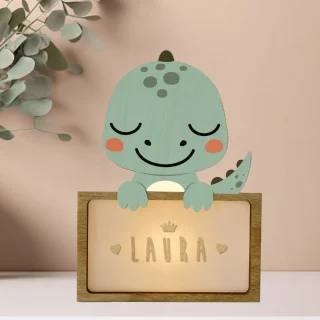 Lampara Infantil Personalizada Dino