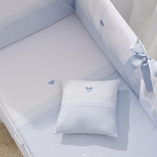 Edredón Cuna Bebé con Chichonera Venecia Azul Bimbi Class