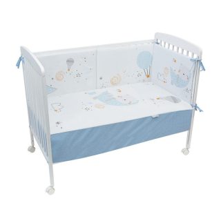 Edredón con Protector Cuna Volare Azul Chic