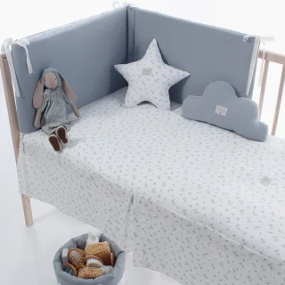 Colcha+ Protector cuna Flavia Uzturre