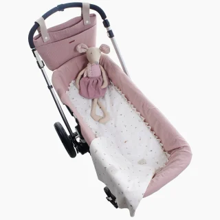 Colchoneta capazo+muselina Bastian Uzturre