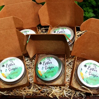Lote Cremas para boda, bautizo, regalo personalizado, detalles para eventos, cremas naturales, cremas artesanas, cremas veganas.