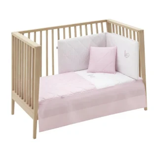 Edredón con protector essentia rosa Cambrass