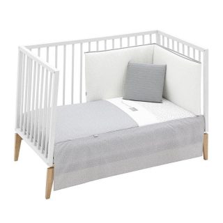 Cuna con protector Forest Gris Cambrass