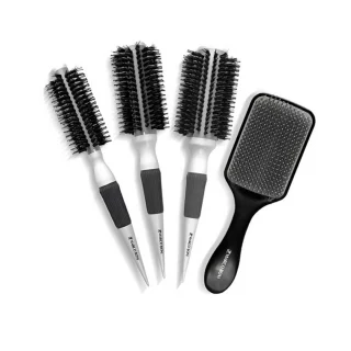 Kit 3 Cepillos Thermal metalico + Cepillo Free Flex – Set Profesional