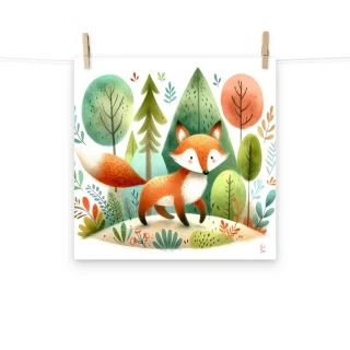 Lamina animales Zorro