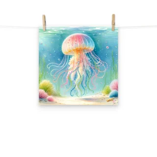 Lamina Decorativa Infantil Medusa