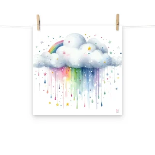 Lamina decorativa Nube de colores