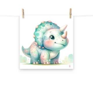 Lamina decorativa Triceratops