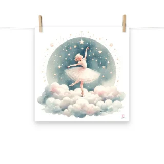 Lamina infantil decorar Bailarina