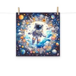 Lamina infantil decorativa Astronauta 1