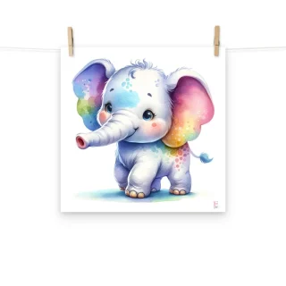 Lamina Infantil decorativa Elefante 1