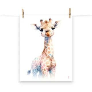 Lamina Infantil decorativa Jirafa