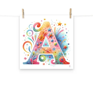 Lamina Infantil Letra A