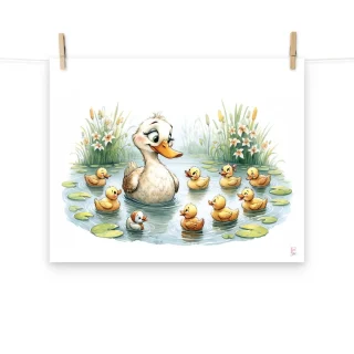 Lamina infantil Patito Feo