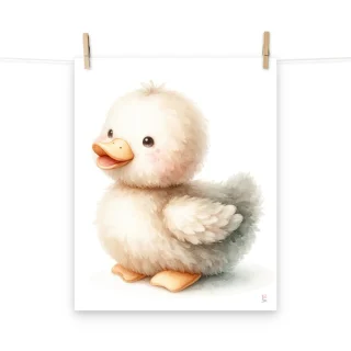Lamina infantil Patito Peluche