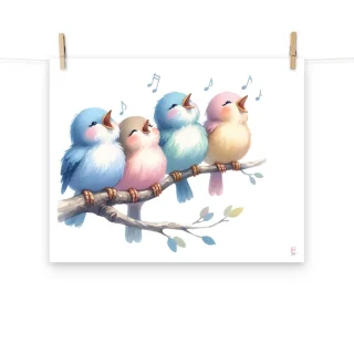 Laminas infantiles Pajaritos