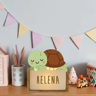 Lampara Infantil Personalizada Tortuga