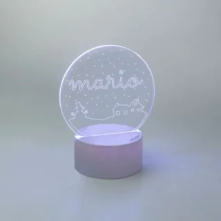 Lampara Personalizada Navidad casita