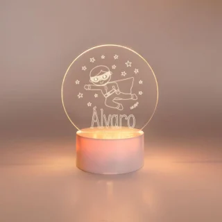 Lampara Personalizada Niños Superhéroe