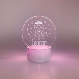 Lampara Personalizada Princesa