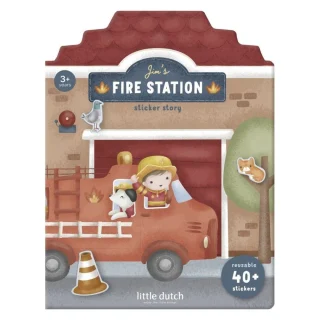 Libro pegatinas Bomberos Little Duch