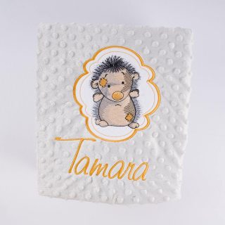 Manta Personalizada Bebé Erizo Old Toy Nanetes
