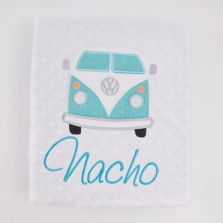 Manta Personalizada Bebé Furgoneta Volkswagen Nanetes