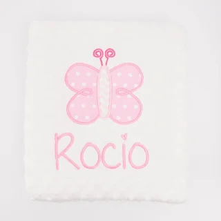 Manta Personalizada Bebé Mariposa Grande Nanetes
