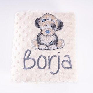 Manta Personalizada Bebé Perrito Old Toy Nanetes