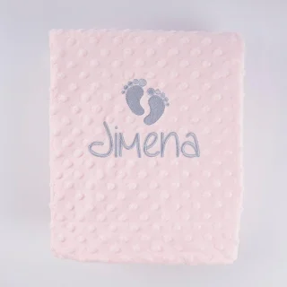 Manta Personalizada Bebé Pies Nanetes