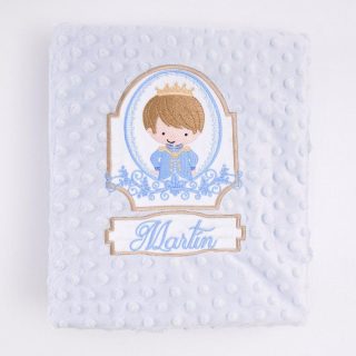 Manta Personalizada Bebé Príncipe Nanetes