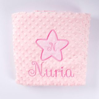 Manta Personalizada Bebé Estrella Inicial Nanetes