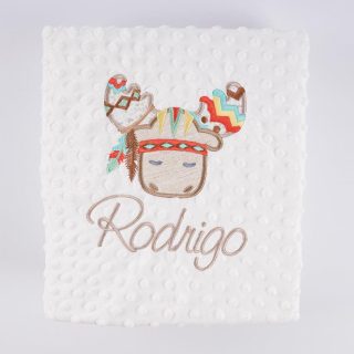 Manta Personalizada Bebé Reno Tribal Nanetes
