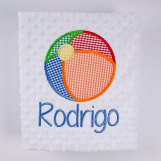 Manta Personalizada Bebé Pelota Balón Nanetes