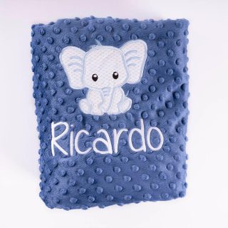 Manta Personalizada Bebé Elefante Nanetes