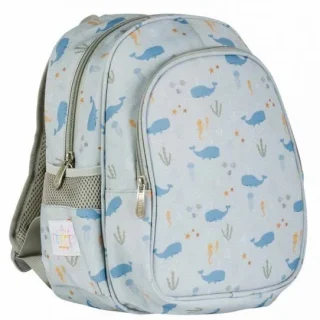 Mochila infantil guarderia Ballenas