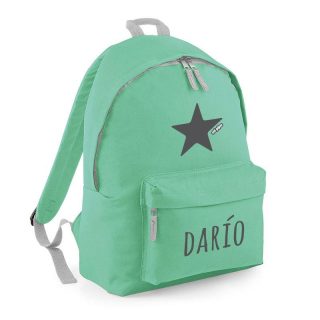 Mochila Escolar personalizada verde