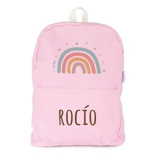 Mochila infantil lona arco iris Mi Pipo