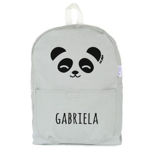 Mochila infantil lona panda Mi Pipo