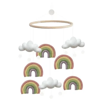 Móvil artesanal Arco Iris