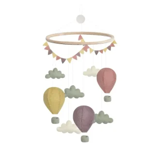 Móvil artesanal Globos multicolor