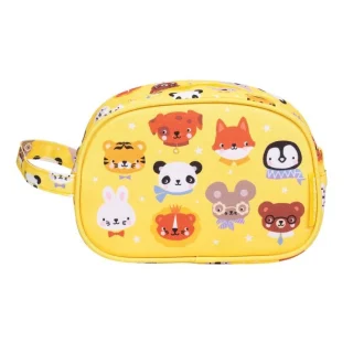 Neceser infantil Estuche Animales amarillo