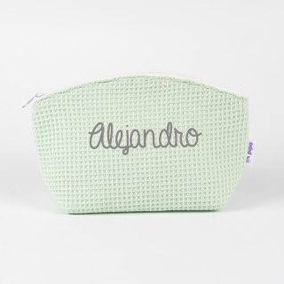 Neceser Bebe Personalizado Gofre Menta Mi PIpo